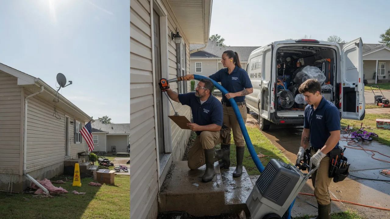 Ceiling Water Damage Restoration in Lynnville, IA near me
